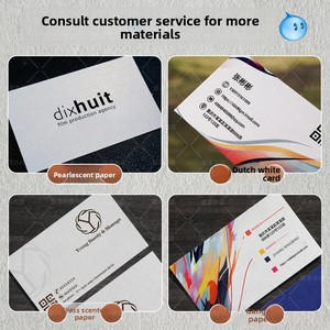 Tarjetas de Visita de Papel Especial, Personalizadas, de Alta Gama, Diseño <span class=keywords><strong>en</strong></span> Papel de Algodón, para Empresas, Abogados, con Código QR, Impresión Pequeña - Product Image 3