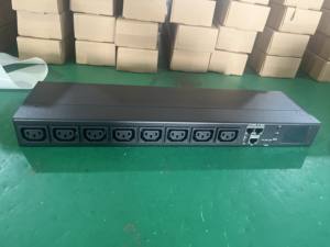 SNMP/Web controlado 8 puertos PDU inteligente bloqueable IEC C13 interruptor magnético hidráulico equipo de distribución de energía de corriente en tiempo real - Product Image 2