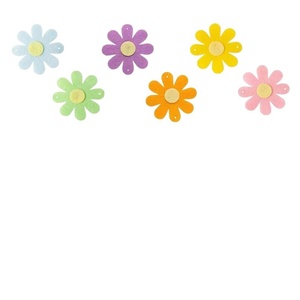Bannière <span class=keywords><strong>en</strong></span> feutre imprimée petites marguerites style coré<span class=keywords><strong>en</strong></span>, décoration de fête intérieure/extérieure, drapeau <span class=keywords><strong>en</strong></span> tissu non tissé pour anniversaire - Product Image 4