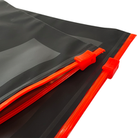 Sac en plastique à fermeture éclair biodégradable mat/givré avec impression de logo personnalisé sac transparent à fermeture éclair pour vêtements t-shirt avec son propre logo