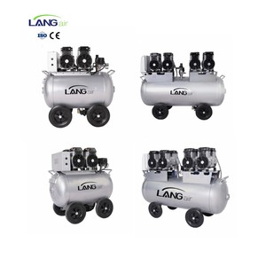 เครื่องอัดอากาศแบบลูกสูบไร้น้ำมัน เงียบพิเศษ สำหรับเครื่องเป่าขึ้นรูป - Product Image 6
