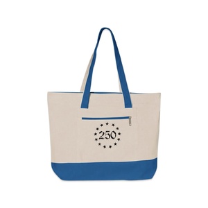 Borsa per il Giorno dell'Indipendenza, Patriottica 1776-2026, Grande Borsa Regalo per il 4 Luglio, Borsa in Tela con Cerniera per il 250° <span class=keywords><strong>Anniversario</strong></span> degli USA - Product Image 6