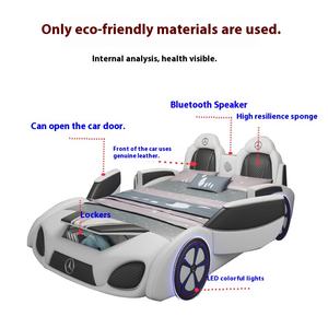 Nouveau design de voiture en bois de couchage adulte course <span class=keywords><strong>Lamborghini</strong></span> garçon lits pour enfants lit de voiture pour enfants - Product Image 3