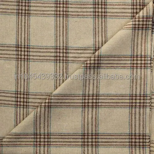 Tecido de lã combinado exclusivo para fazer casacos de lã Letterman, tecido de lã supermacio de lã Tweed