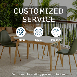 Bàn gỗ mạnh mẽ với kích thước có thể điều chỉnh và bàn ăn sân vườn sạch sẽ thân thiện - Product Image 5