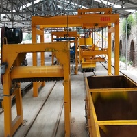 Mesin Pembuat Blok Beton Ringan Isolasi Diri Seluler CLC Motor PLC 100m/hari Produktivitas Tinggi Otomatisasi Penuh