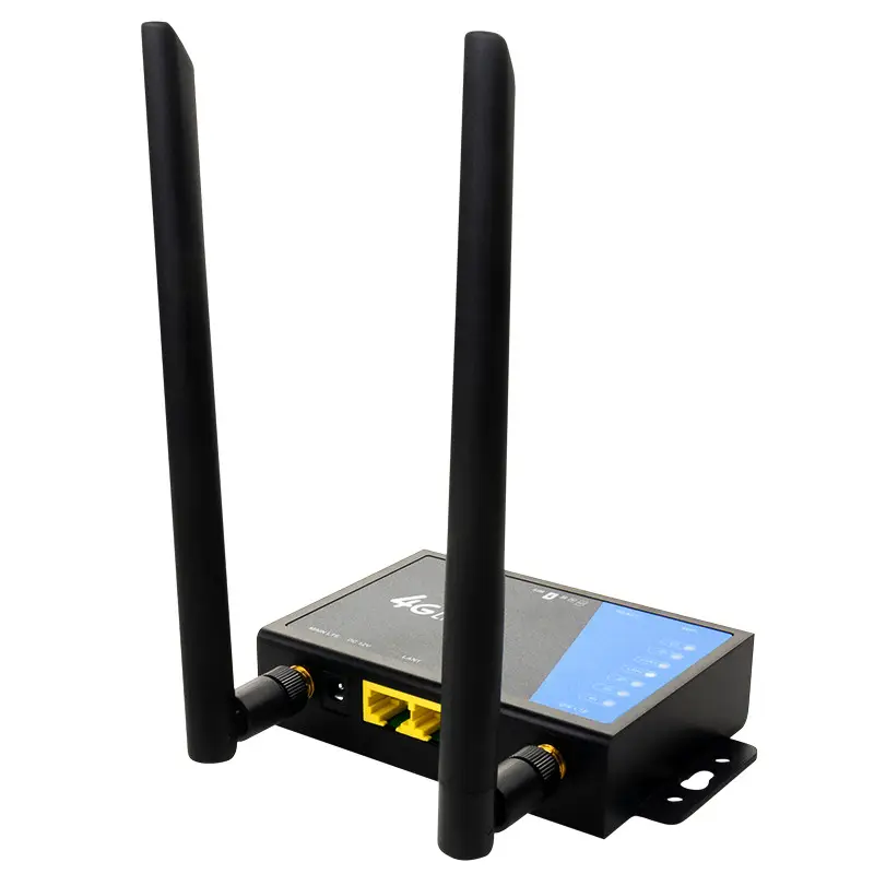 TUOSHI 300Mbps yüksek hızlı ağ ayrılabilir anten 4g lte modem endüstriyel cpe sim kartlı router yuvası kapalı açık