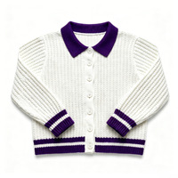 Pull-over en tricot personnalisé pour l'automne et l'hiver, col polo, chaud et confortable, vente en gros