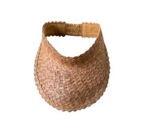 Unisex Striped Adjustable Elasticity Visor <b>Hat</b> with Premium Raffia <b>Straw</b> for Outdoor Sports Travel - Product Image 3