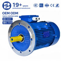 Moteur asynchrone triphasé AC Bioté OEM 380V YE3 1,1 kW IE3 haute efficacité 3000 tr/min 1400 tr/min bobinage 100 % cuivre IP55/IP56