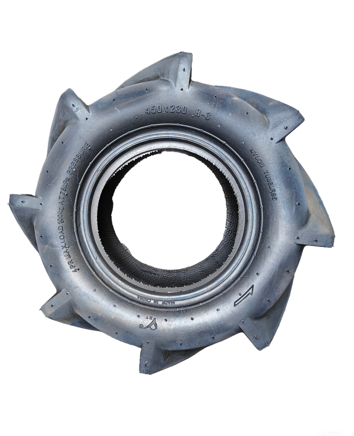 Agricultural Tires Deep Pattern 450*230 18x9-8 Pneumatic Rubber Wheel 18-9-8 Herringbone Tire Agricultural Machinery Tires