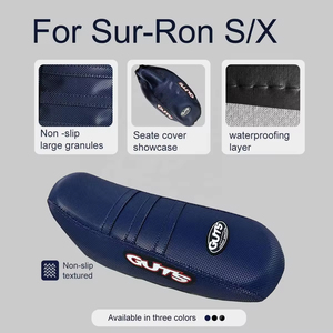 Funda de Asiento Completa de Plástico y Goma Acanalada <span class=keywords><strong>SNOR</strong></span> Motorcycle Pro, Antideslizante, para el Lado del Pasajero, Modelo Surron Lightbee X S Todoterreno - Product Image 3