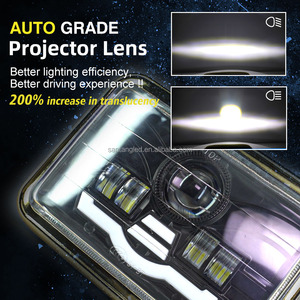 MOTOLED CG125 Barako 6*4 Inch Moto Assemblage Phare Projecteur Lentille DC12V Moto Système D'éclairage - Product Image 3