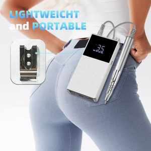 Ensemble de ponceuses à ongles silencieuses et confortables 35000 tr/min pour manucure, outil de salon pour salons de manucure - Product Image 5