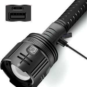 XHP360 High Power <b>Flashlight</b> 5000LM Large Aperture <b>Rechargeable</b> LED Outdoor Tactical Light - Product Image 2