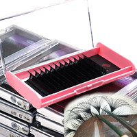 Extensions de cils en faux vison moelleux, vente en gros, emballage personnalisé, kit de fournitures pour cils