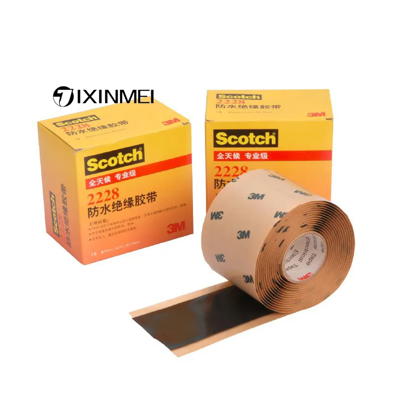 Wholesale 2228 thick 1.65mm insulating tape Heat resisting Waterproof Rubber Tape electrical tape for electrician