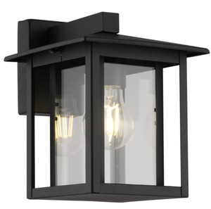Linternas modernas de 15W E27 para exteriores IP44 Acero inoxidable negro con pantalla de vidrio a prueba de agua Montado en jardín <span class=keywords><strong>cuadrado</strong></span> para pared - Product Image 5
