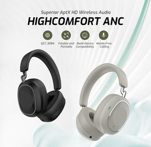 Casque sans fil supra-auriculaire Qualcomm QCC3084 avec ANC hybride, indicateur LED et étanchéité IPX5 pour les voyages - Product Image 2