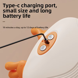 Massaggiatore Elettrico per Collo 2026FY9125: Modalità di Compressione a Caldo e Impastamento, Batteria da 2000mAh, Controllo Timer - Certificato CE/FCC, Arancione - Product Image 2