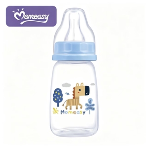 Momeasy - Paquete de 3 <span class=keywords><strong>Biberones</strong></span> de PP de Cuello Estándar de 120 ml, Libres de BPA, Anti-Cólicos, Termoencogibles, para Recién Nacidos - Product Image 4