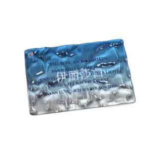 Porte-clés en acrylique Yuelong à effet vague, personnalisé, couleur dégradée, avec paroles de chanson, style mignon, cadeau - Product Image 4