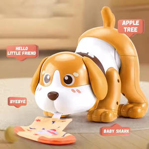 ITTL chien Musical bébé apprentissage ramper interactif électrique balançant colle douce chiot à piles marche chien jouets pour enfants - Product Image 3