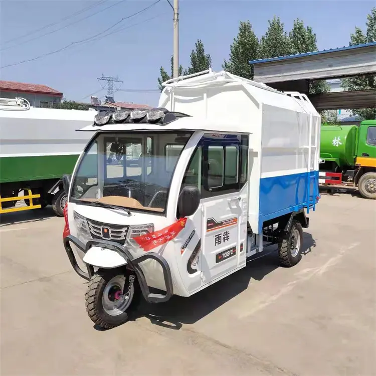 4 cubic meter small electric garbage truck Suitable for home use  convenient and fast