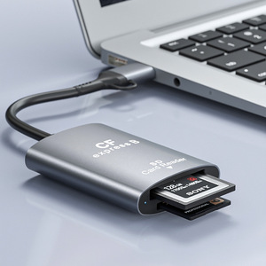 Liga de alumínio externa CFexpress 2-em 1 leitor de cartão com SD Suporte USB3.2 10Gbps de alta velocidade - Product Image 3