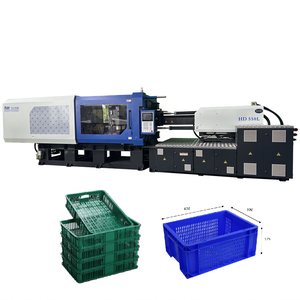 Haida 550L năng lượng-hiệu quả servo Máy ép phun cho ABS/PP/PC sản xuất ngang giỏ bánh mì doanh thu Thùng - Product Image 1