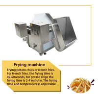 Machine de fabrication de frites fraîches et congelées, petite Machine entièrement automatique, ligne de Production de frites fraîches et congelées