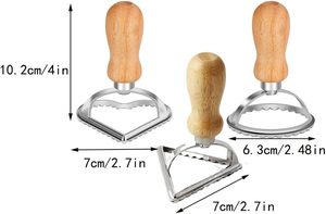เครื่องมือทำครัวแบบพกพา 1 ชิ้น ทำจากอลูมิเนียมอัลลอย เป็นมิตรกับสิ่งแวดล้อม ใช้กับเครื่องล้างจานได้ เหมาะสำหรับทำแป้งโดว์ พาสต้า และแป้งเกี๊ยว - Product Image 2