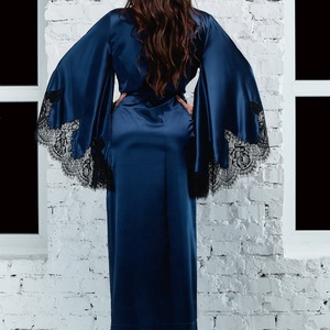 Sfy2558 bon prix, brillant, confortable, de haute qualité, <span class=keywords><strong>Robe</strong></span> de nuit pour femmes, longueur cheville, peignoir de bain - Product Image 3