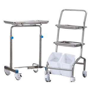 Hospital Height Adjustment <b>Cheap</b> Mobile 3 Layers Doctor Workstation <b>Computer</b> Trolley Hospital Mobile <b>Computer</b> Cart - Product Image 1
