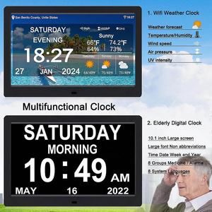 กรอบรูปดิจิตอลขนาด 10.1 นิ้ว พร้อมนาฬิกา เครื่องเล่นมัลติมีเดีย และปฏิทิน เหมาะสำหรับใช้ในบ้านและสำนักงาน รุ่นสั่งทำพิเศษ - Product Image 6