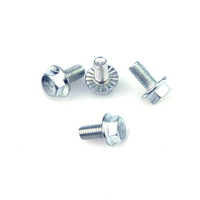 Vis à tête hexagonale à bride en acier inoxydable DIN6921 zingué M6 M7 M8 M10 S-S 304 316 Vis à tête hexagonale à bride en aluminium Normes DIN