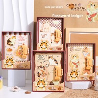 Carnet de notes créatif pour animaux de compagnie, protégé par mot de passe, relié par fil, avec pages colorées, idéal comme cadeau pour l'école primaire