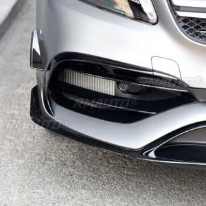 7 piezas de alerón delantero con divisor lateral y canards para Mercedes-Benz W176 A180 A200 A250 A45 AMG 2016 2017 2018 - Product Image 4