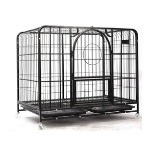 Cage en métal robuste pour chien, niche, dispositif d'entraînement avec plateau amovible - Product Image 3