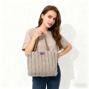 Storage <b>Bag</b> Fashionable Fluffy Memorial <b>Bag</b> Large Capacity Bucket <b>Hat</b> Shoulder <b>Bags</b> Storage <b>Bag</b> Set Commuter <b>Bags</b> - Product Image 2