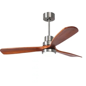 Ventilador <span class=keywords><strong>de</strong></span> <span class=keywords><strong>Techo</strong></span> Silencioso <span class=keywords><strong>de</strong></span> Estilo Madera Original Inteligente, Estilo Vintage Retro para Dormitorio, Sala <span class=keywords><strong>de</strong></span> Estar, Comedor - Product Image 5