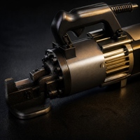 Machine à couper les barres d'armature portable PC-25, outil de coupe de barres d'acier hydraulique électrique, 25 mm, 1700 W, pour la construction