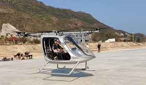 水曼金山電動VTOL旅客ドローン 1人乗り超軽量航空機 都市型エアモビリティ 20分バッテリー寿命 36km/h - Product Image 6