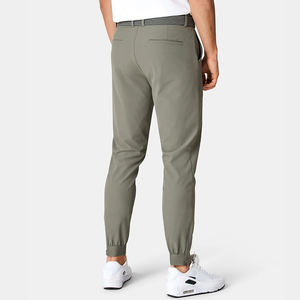 Joggers atléticos personalizados, tejido elástico para hombre, 88% poliéster, 12% Spandex, ajustados, pierna recta, Joggers de golf - Product Image 3