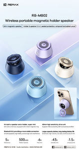 Altavoz Magnético Rb-mb02 2 en 1, Soporte y Altavoz, Sonido Estéreo TWS, 6 Horas de Reproducción, Resistente a Salpicaduras IPX5, Altavoz Portátil Inalámbrico BT 6.0 - Product Image 2