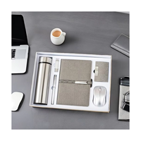 Set de Regalo Corporativo 6 en 1 con Logotipo Personalizado: Cuaderno, Bolígrafo, USB, Porta Tarjetas, Ratón Inalámbrico, Regalos Ejecutivos para Empresas, Pedido al por Mayor