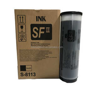 Tinta Compatible SF II para Duplicadoras Digitales RISOGRAPH SF 5030 5050 5230 5330 9350, CMYK 1000ml, Certificación ISO para S-8113 - Product Image 1