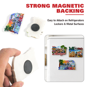 Imán <span class=keywords><strong>de</strong></span> resina 3D personalizado para nevera: recuerdo <span class=keywords><strong>de</strong></span> viaje personalizado para decorar tu nevera con recuerdos - Product Image 4