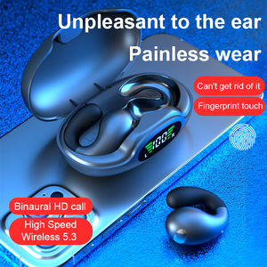 YYK-S19 Open Ear Bone Conduction TWS Earbuds Clip-on <b>Wireless</b> Headphones Digital Display for Sports Outdoor - Product Image 6