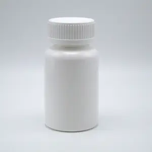 Flaconi per pillole da prescrizione in HDPE bianco 225ml 175ml 150ml 130ml 100ml flacone di plastica per medicinali serigrafici